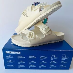 Birkenstock Arizona EVA Eggshell Mens Size 11 Sandals New In Box EU 44